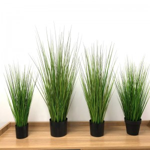 Closer 2 Nature Artificial Onion Grass Plant in Decorative Planter Home Decor